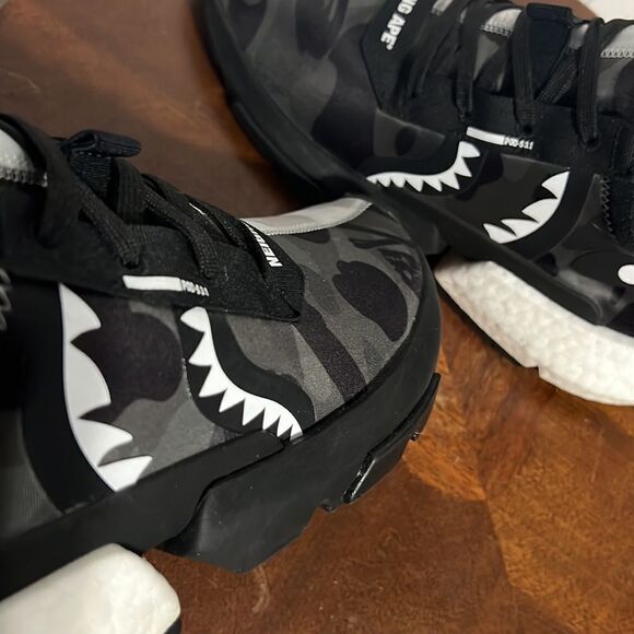 ??‎ ADIDAS x BAPE NEIGHBORHOOD POD S3.1 Shoes - PERFECT - Men Sz 8.5 - RARE main image 12